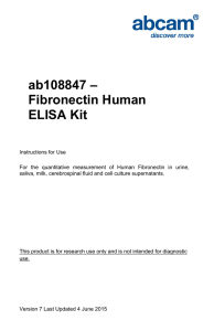 ab108847 – Fibronectin Human ELISA Kit