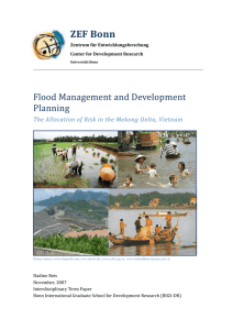 ZEF Bonn  Flood Management and Development Planning