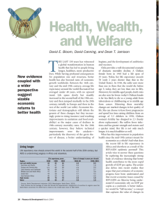 Health, Wealth, and Welfare