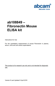 ab108849 – Fibronectin Mouse ELISA kit
