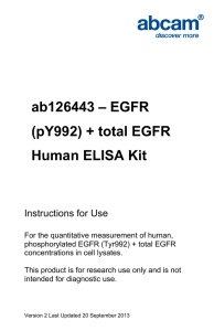 ab126443 – EGFR (pY992) + total EGFR Human ELISA Kit Instructions for Use