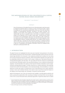 THE IMPLEMENTATION OF THE COUNTERCYCLICAL CAPITAL BUFFER: RULES VERSUS DISCRETION*