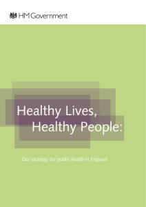 Healthy Lives, Healthy People: Our strategy for public health in England