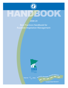 DB Best Practices Handbook for Roadside Vegetation Management 2008-20