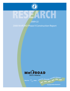 2008 MnROAD Phase II Construction Report 2009-22 h...Knowledge...In