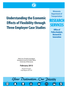 Understanding the Economic Effects of Flexibility through Three Employer Case Studies