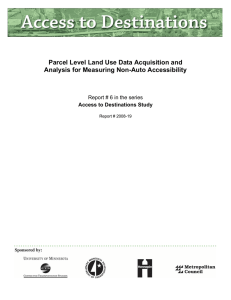 Parcel Level Land Use Data Acquisition and