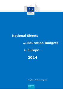 2014  National Sheets Education Budgets