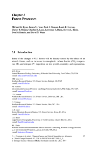 Forest Processes Chapter 3