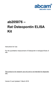ab205076 – Rat Osteopontin ELISA Kit
