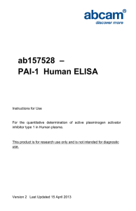 ab157528  – PAI-1  Human ELISA