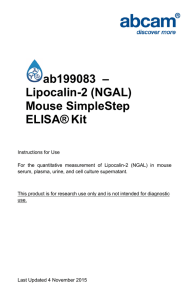 ab199083  – Lipocalin-2 (NGAL) Mouse SimpleStep ELISA®