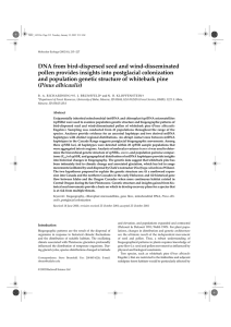 DNA from bird-dispersed seed and wind-disseminated