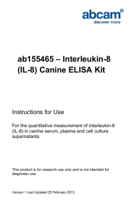 ab155465 – Interleukin-8 (IL-8) Canine ELISA Kit Instructions for Use