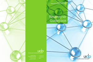 Researcher Guidebook A Guide for Successful Institutional-Industrial Collaborations