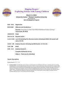 Digging Deeper: Exploring Science with Young Children  March 11, 2016