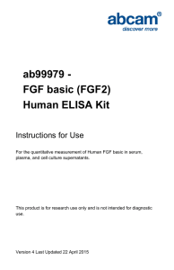 ab99979 - FGF basic (FGF2) Human ELISA Kit Instructions for Use