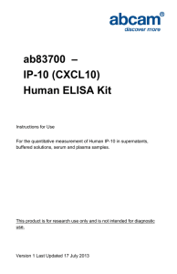 ab83700  – IP-10 (CXCL10) Human ELISA Kit