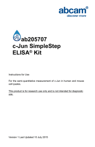 ab205707 c-Jun SimpleStep ELISA Kit