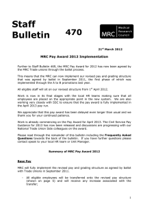 Staff Bulletin  470