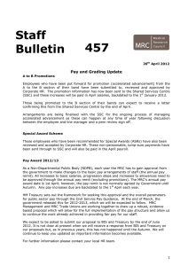 Staff 457 Bulletin