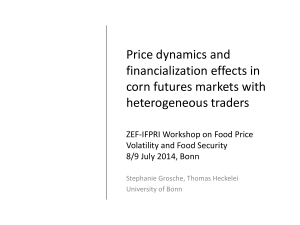 Price dynamics and financialization effects in corn futures markets with heterogeneous traders
