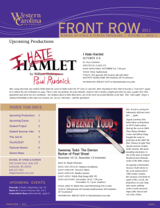 Upcoming Productions 2011 I hate hamlet