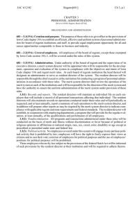 Ch 3, p.1 Regents[681] IAC 6/12/02 CHAPTER 3