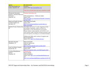 Agency Site Information Aston Park Health Care Geriatrics