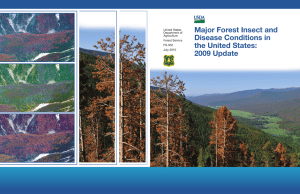 Major Forest Insect and Disease Conditions in the United States: 2009 Update