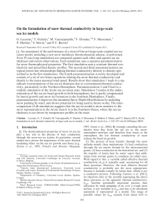 On the formulation of snow thermal conductivity in large-scale