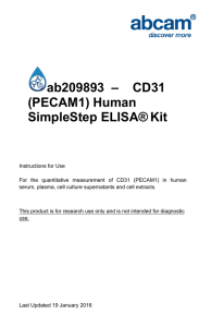 ab209893  –    CD31 (PECAM1) Human SimpleStep ELISA® Kit