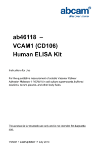 ab46118  – VCAM1 (CD106) Human ELISA Kit