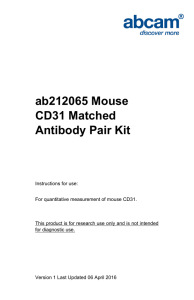 ab212065 Mouse CD31 Matched Antibody Pair Kit