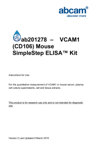 ab201278  –    VCAM1 (CD106) Mouse SimpleStep ELISA™ Kit