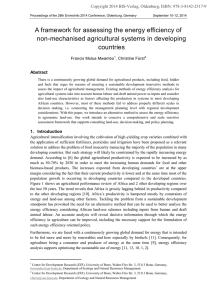 A framework for assessing the energy efficiency of countries