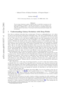 — Infrared Views of Galaxy Evolution: A Progress Report — Abstract