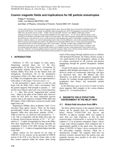 Cosmic magnetic fields and implications for HE particle anisotropies