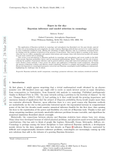 Bayes in the sky: Bayesian inference and model selection in cosmology