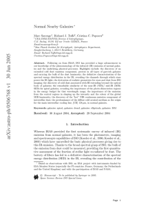 Normal Nearby Galaxies Marc Sauvage , Richard J. Tuffs , Cristina C. Popescu