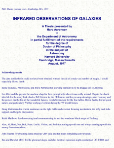 INFRARED OBSERVATIONS OF GALAXIES