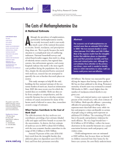 A The Costs of Methamphetamine Use Research Brief