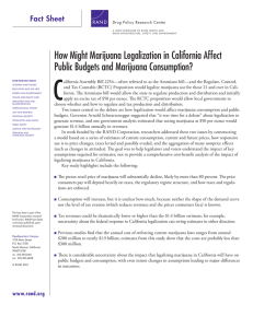 C How Might Marijuana Legalization in California Affect Fact sheet