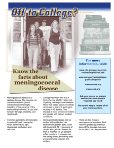 meningococcal Know the facts about