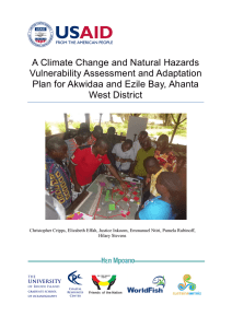 A Climate Change and Natural Hazards Vulnerability Assessment and Adaptation