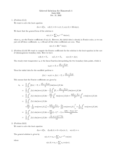 Selected Solutions for Homework 4 @ u u; u