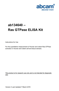 ab134640 – Ras GTPase ELISA Kit
