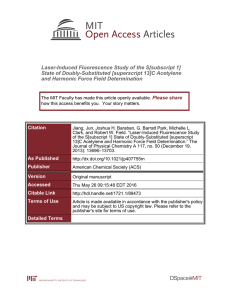 Laser-Induced Fluorescence Study of the S[subscript 1]