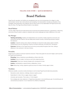 Brand Platform TELLING OUR STORY  |  QUICK REFERENCE