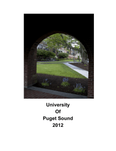 University Of Puget Sound 2012